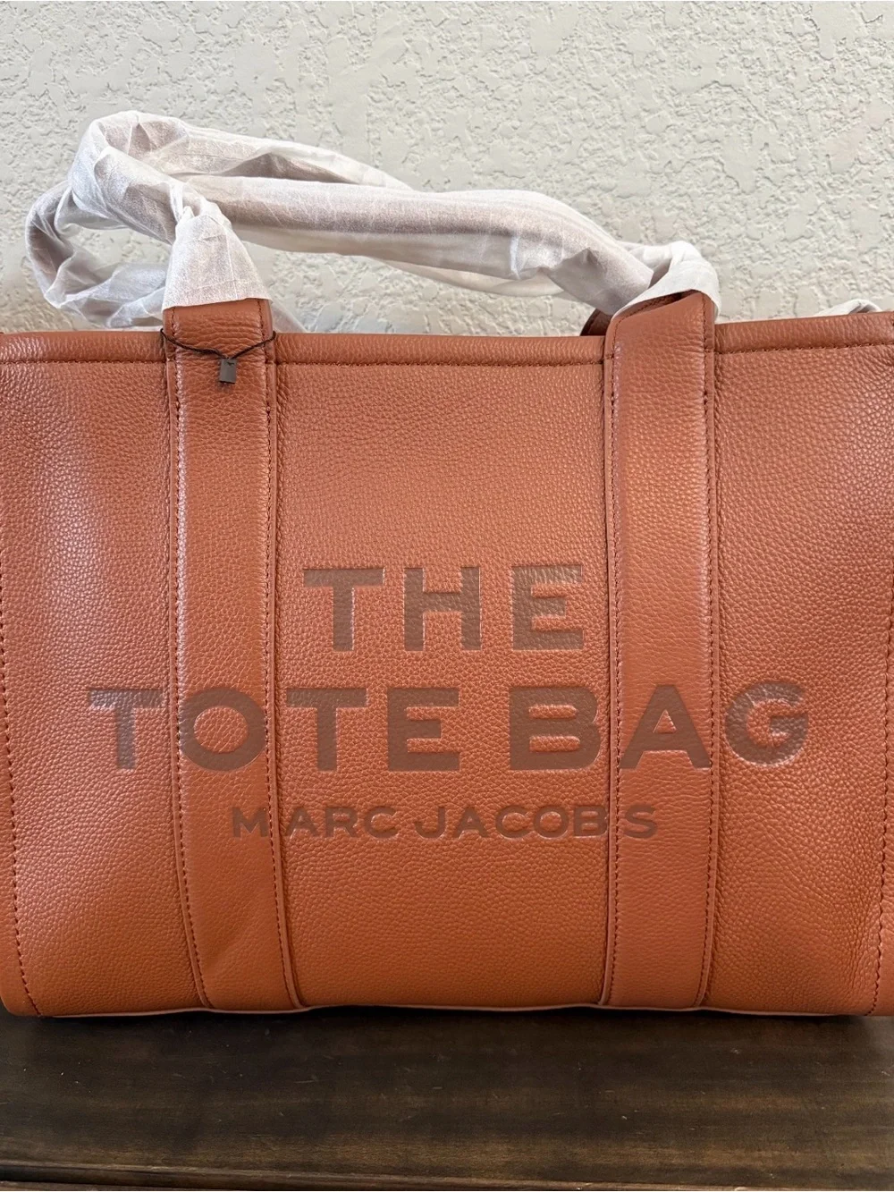 Marc Jacobs The Tote Bag in Cognac Brown Leather